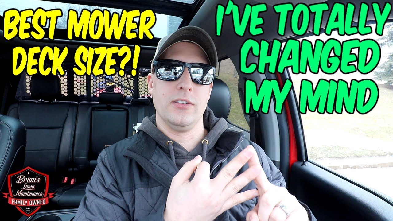 What Is The BEST Mower Deck Size? ► I've Completely Changed My Mind!