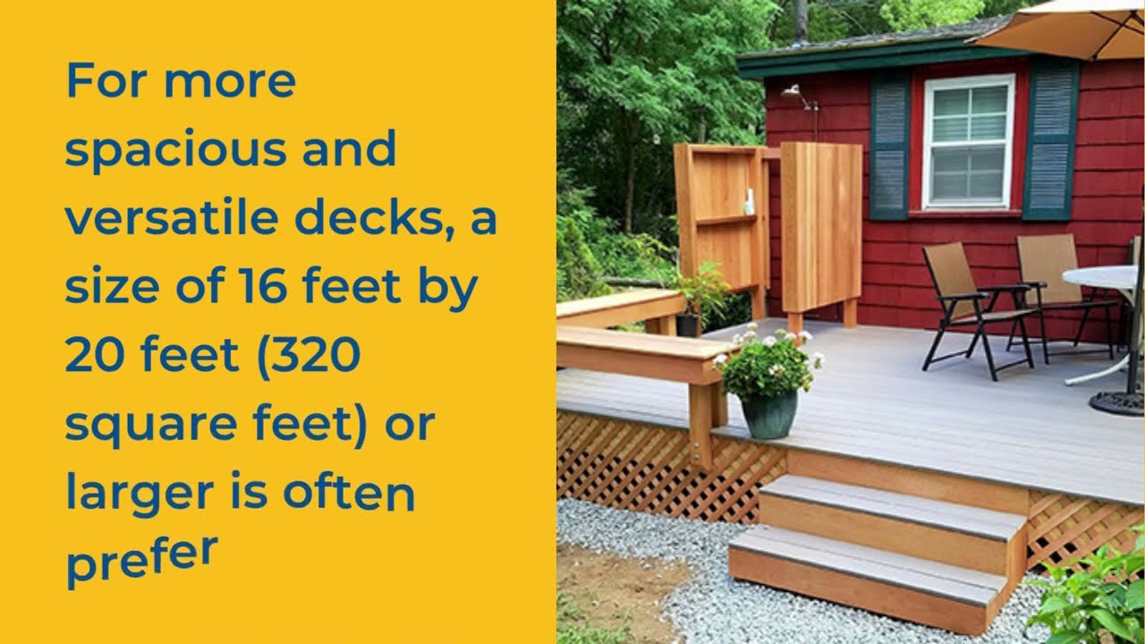 What is an Ideal Deck Size? - Exponential Construction Corp.