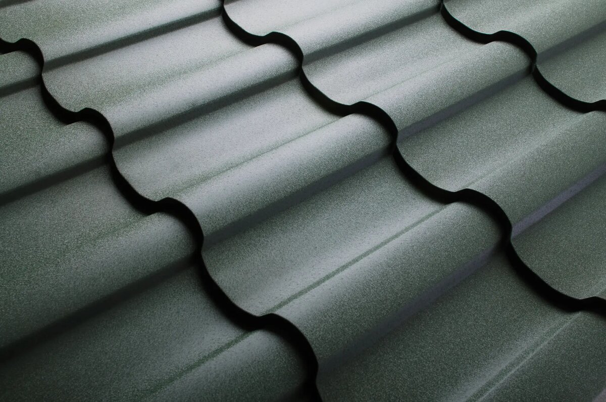 Closeup of premium metal roof tiles for Massachusetts homes