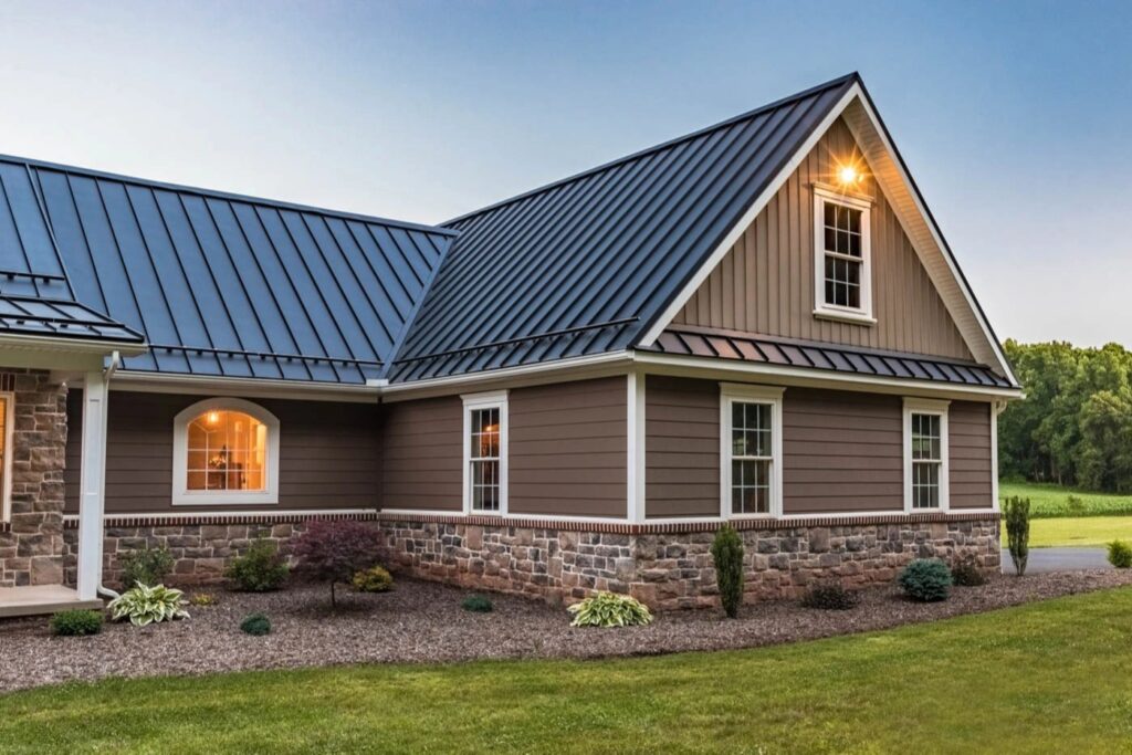 Types of Metal Roofing Residential