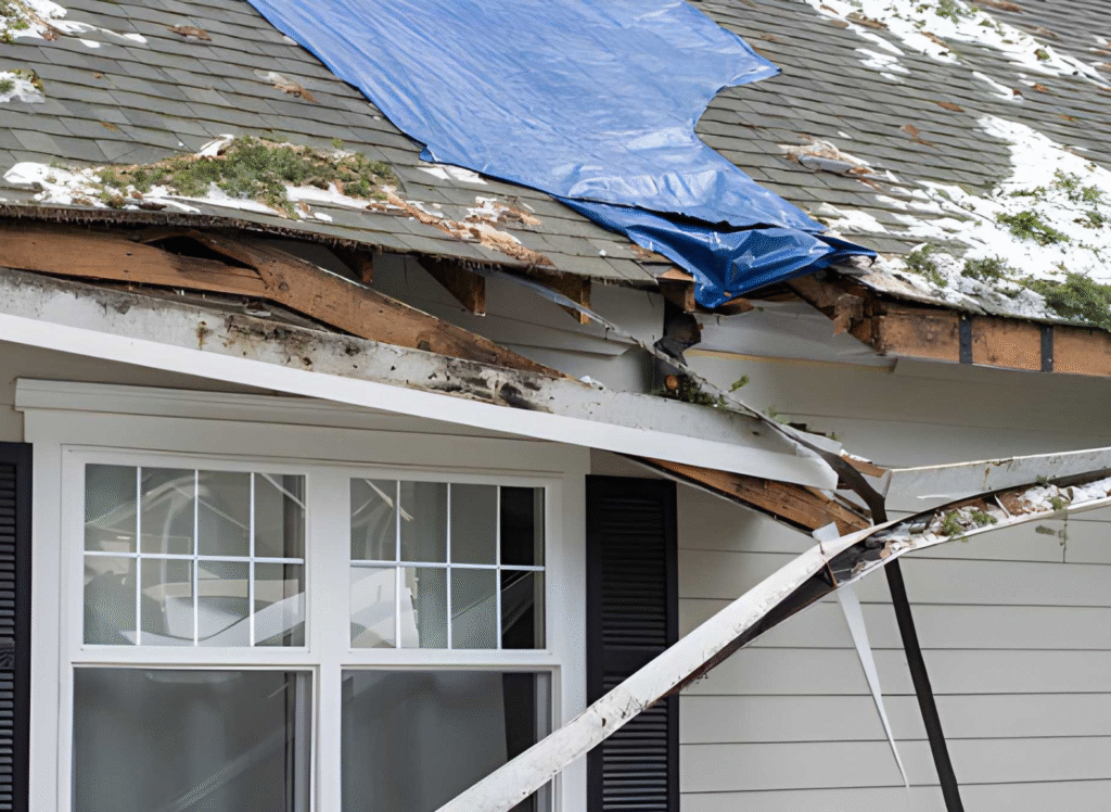 storm damage roof replacement